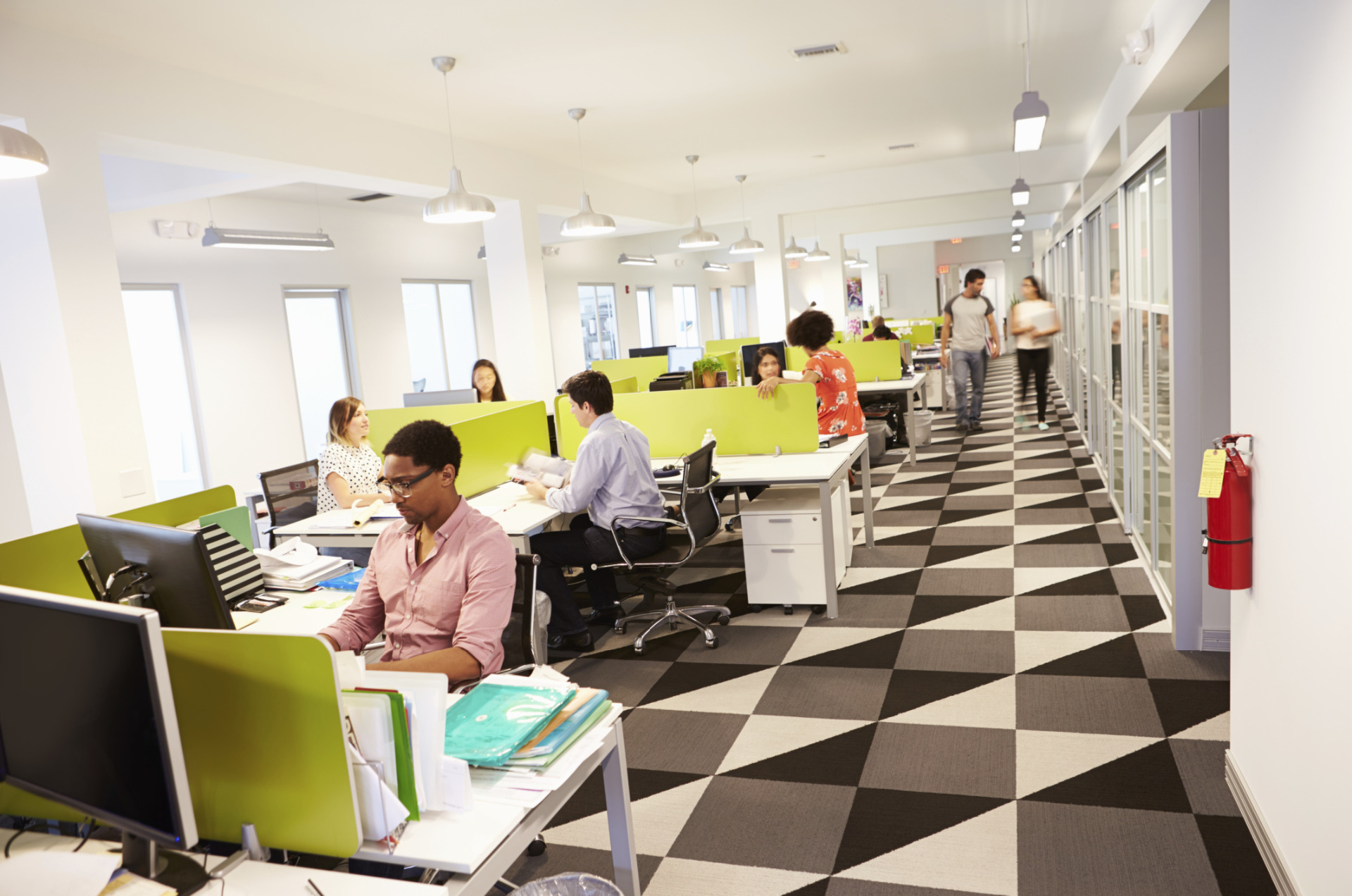 We design office interiors and manage office fit outs at Stamford Interiors